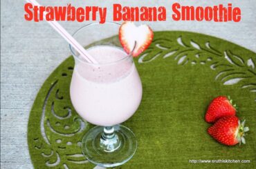 Strawberry Banana Smoothie & Bloopers - Healthy Breakfast Ideas