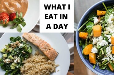 WHAT I EAT IN A DAY | Healthy and Nutritious Meals + DESSERT!