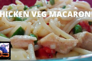 Chicken And Vegetable Macaroni Recipe Pakistani | Quick Healthy Macaroni Salad