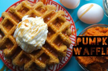 Healthy Breakfast Ideas | Healthy Pumpkin Spice Protein Waffles Recipe