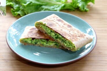 Breakfast In 10 Minutes - No Oil Healthy & Quick Paneer Paratha - Tiffin Recipes - Skinny Recipes