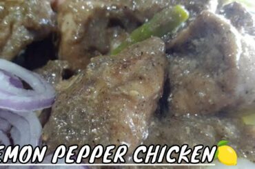 Lemon pepper chicken||Chicken recipes for dinner||with English Subtitles