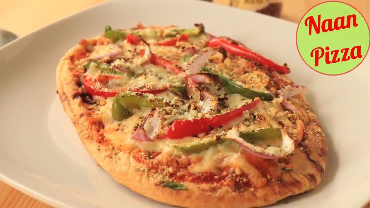 Naan Pizza – QUICK & HEALTHY Pizza Recipe without YEAST Naan Pizza - QUICK & HEALTHY Pizza Recipe without YEAST