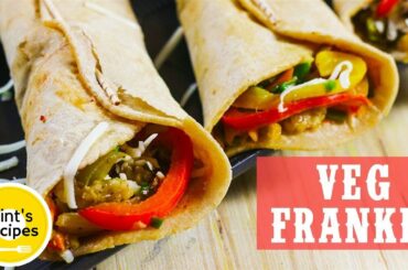 Veg Frankie Recipe | Veg Kathi Roll | Breakfast Recipes