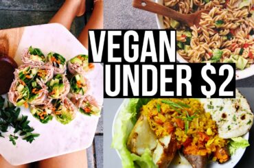 Cheap & Healthy Lunch & Dinner Ideas ♡ Rice Paper Rolls, Dahl, Pasta Salad ♡ Vegan Recipes