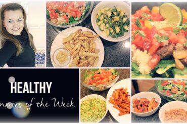 Easy + Healthy Dinner Ideas (Dinners of the Week: Vegan & Gluten Free Recipes)