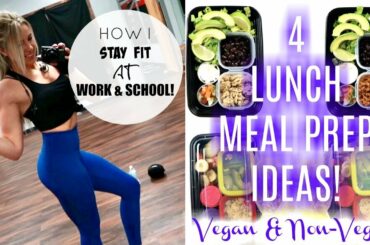 Healthy Lunch Meal Prep Ideas | How I stay fit at school&work!