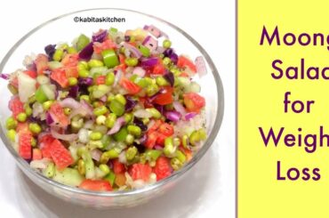 Moong Salad recipe | Diet recipe | Weight loss recipe | kabitaslifestyle
