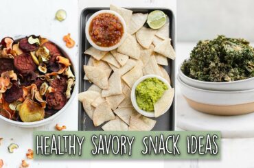 Easy & Healthy Savory Snack Ideas (Vegan)
