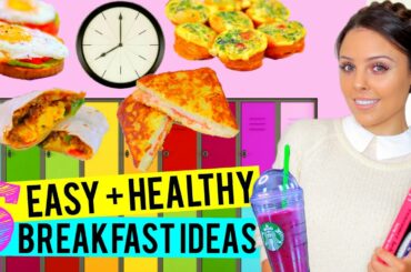 BACK TO SCHOOL: 5 Easy + Healthy Breakfast Ideas for School! | Kristi-Anne Beil
