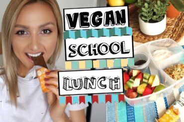 PACKED LUNCH IDEAS for SCHOOL/ WORK | Vegan + Healthy