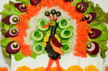 Ideas for salad decoration/सलाद की सजावट