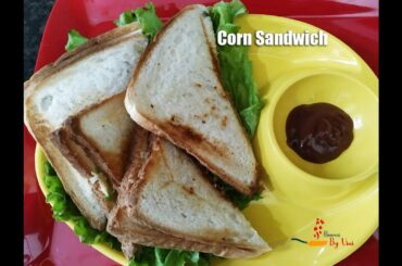 SWEETCORN & CHEESE SANDWICH I Quick Bites for Breakfast