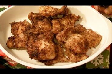 Using My NuWave Oven to Make Healthy Chicken Breaded With My Homemade Bread Crumbs