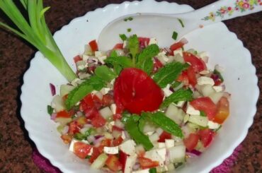 Paneer Veg Salad Healthy Recipe with Honey