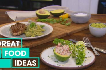 How to Make Avocados with Prawn Salad & Avocado Rice | Food | Great Home Ideas