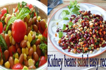 Weight Loss Salad Recipe For Dinner - How To Lose Weight Fast With Salad-Indian kidney beans salad