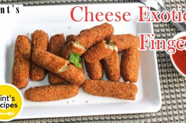 Cheese Exotica Fingers Recipe - Evening Snacks Recipes - Breakfast Recipes