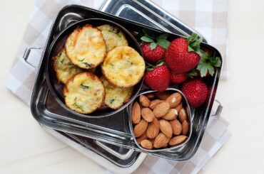 Healthy Lunch Idea: Carrot & Zucchini Mini Quiches