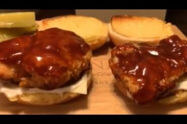How to make Fried Barbecue Chicken Sandwiches