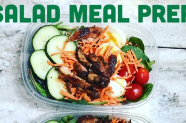 Salad Meal Prep: Quick/Easy for GRAB and GO!
