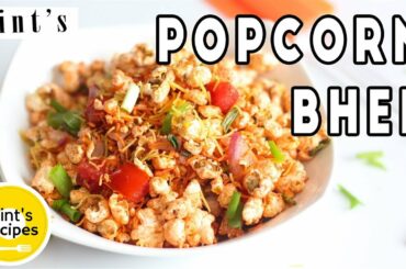 5 Minutes Popcorn Bhel Recipe In Hindi - Evening Snacks Recipes