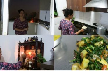 Indian Winter Special,Healthy Dinner Routine 2019||aloo methi ki sabzi