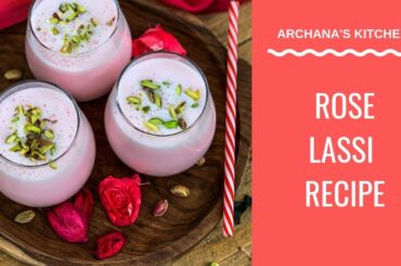 Rose Lassi Recipe - Indian Drinks Recipes By Archana's Kitchen