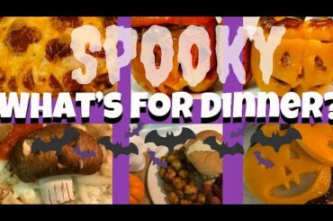 🎃 WHAT’S FOR DINNER? | EASY SPOOKY HALLOWEEN BUDGET FRIENDLY DINNER IDEAS | DIY MEALS FALL 2019