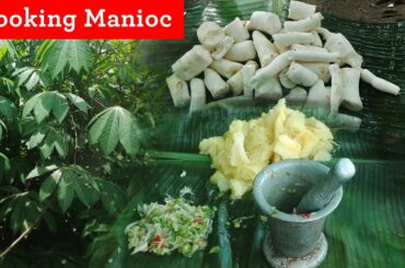 Healthy Village Foods  Village Foods - Cooking Manioc (Cassava) with my friends