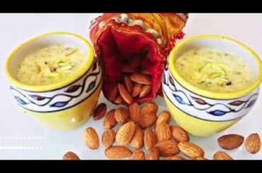 Badam Doodh Recipe|  Easy n Healthy Recipes|Food for wintersThe Cook-n-Joy Show by Vaishali
