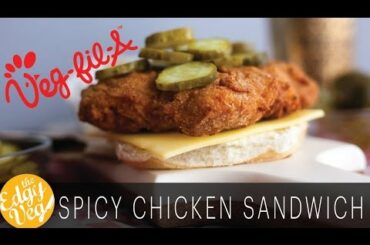 Vegan Recipe: Chick-fil-A Chicken Sandwich | The Edgy Veg
