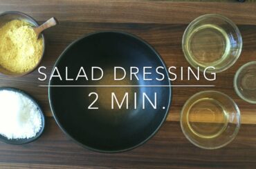 Nutritional Yeast Salad Dressing Recipe: Vegan, Easy and Healthy!