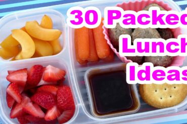 30 packed lunch ideas for your EasyLunchboxes