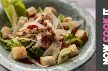 Chicken Caesar Salad Recipe | Now Cook It