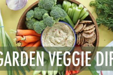 THE BEST VEGETABLE  DIP | HEALTHY SNACK IDEAS