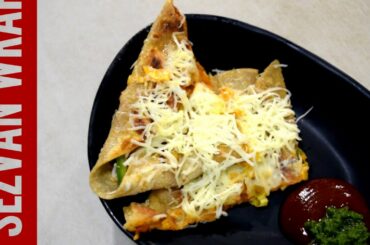 Sezvan Wrap Recipe | Healthy Lunch Box Ideas | Roti-Chapati Wraps Recipes | Homemade Frankie Recipe