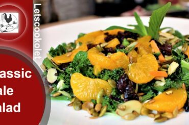 Classic Kale Salad  Peanut Butter Dressing