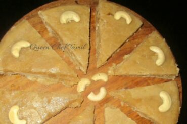 சுவையான கோதுமை ஸ்வீட் | Wheat Burfi in Tamil | Wheat Recipes | Queen Chef Tamil