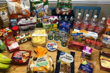 Walmart Grocery Haul Lunch ideas for teenagers and older kids (ASMR)