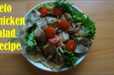 Keto Chicken Bacon Lettuce Tomato Salad Recipe