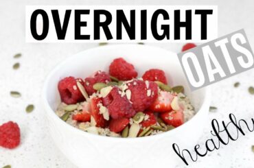 OVERNIGHT OATS RECIPE | HEALTHY BREAKFAST IDEA | Nikita Alexandria