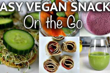 EASY VEGAN SNACK IDEAS (on the go + healthy)
