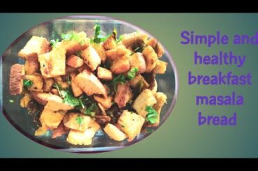 Spicy Bread masala|Easy snacks recipe anyone can make