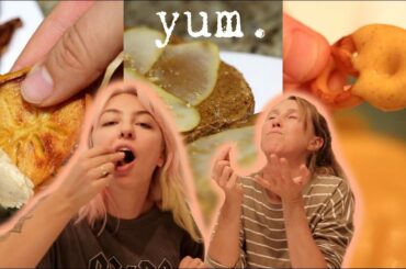 4 super easy & quick vegan fall snack recipes ft. Hannah McNeely🍂