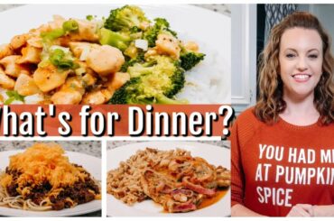 WHAT'S FOR DINNER? | EASY DINNER IDEAS | SIMPLE MEALS