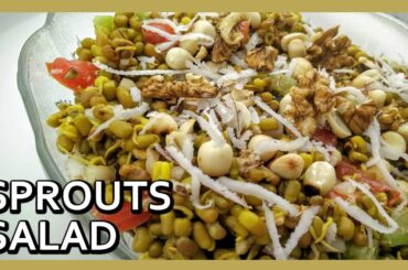 Crunchy Sprouts Salad | Salad Recipe by Healthy Kadai