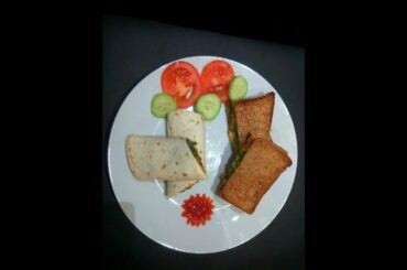 Veggie Cheesy Wrap and Sandwich || Easy, Yummy and Healthy Breakfast or Snacks for Kids