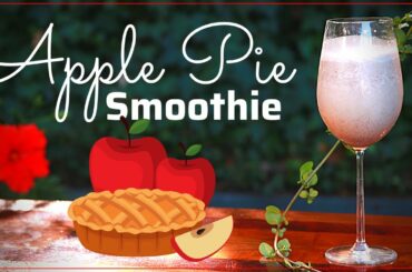 Apple Pie Smoothie | Healthy Breakfast Smoothie Recipe | Dairy Free | Apple Pie Milkshake