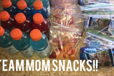 Team Mom Snack Ideas | Soccer Team Snacks | 2017